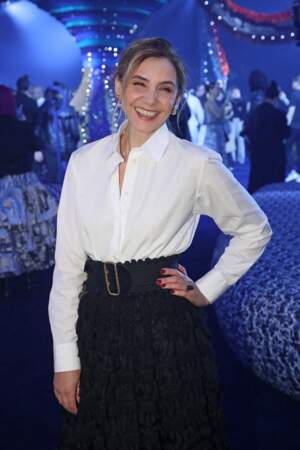 L'actrice française Clothilde Coureau s'affiche avec une tenue chic au défilé Christian Dior prêt-à-porter automne-hiver 2023/2024, le 28 février 2023. 