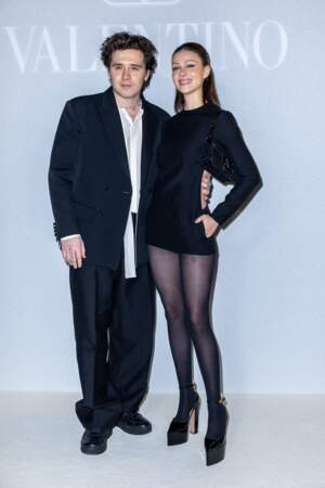 Le couple s'est rendu au défilé de mode prêt-à-porter automne-hiver 2023/2024 "Valentino" lors de la Fashion week de Paris le 5 mars 2023
