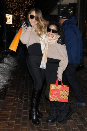 Mariah Carey et sa fille Monroe en mode copié-collé le plus total