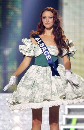 Delphine Wespiser se fait connaître du grand public en devenant Miss Alsace, le 2 octobre 2011. Elle a alors 19 ans. 