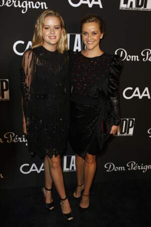 Reese Witherspoon et sa fille Ava Elizabeth Phillippe misent tout sur la petite robe noire