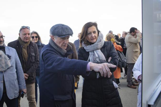 Claude Lelouch présent à l'inauguration de la promenade Claude Lelouch.