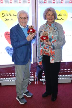 Jean-Daniel Lorieux et Agnès Delaribe au gala de bienfaisance à la Salle Gaveau de l'association Mécénat Chirurgie Cardiaque le 27 mars 2023 à Paris.