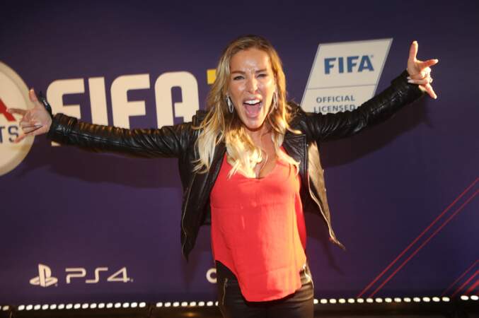 Ophélie Winter (44 ans) à la soirée FIFA 2018 à Paris.