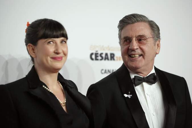Daniel Auteuil et Aude Ambroggi lors de la 43 cérémonie des Cesar à Paris