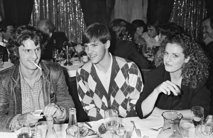 Daniel Auteuil rencontre Anne Jousset en 1974. Sur la photo, ils sont accompagnés de Jean-Paul Belmondo. Le couple se sépare en 1984