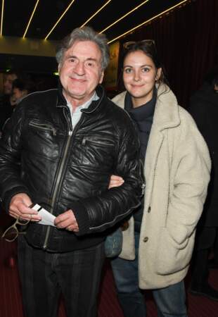 Daniel Auteuil et sa fille Nelly au concert de Dave à Bobino à Paris le 18 novembre 2019