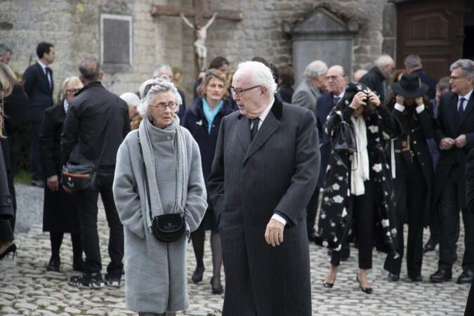 Les obsèques de la Baronne Myriam Ullens de Schooten se sont déroulées le vendredi 7 avril 2023 à Ohain, Lasne : Maurice Lippens.