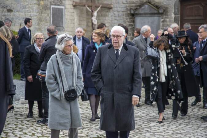 Les obsèques de la Baronne Myriam Ullens de Schooten se sont déroulées le vendredi 7 avril 2023 à Ohain, Lasne : Maurice Lippens.