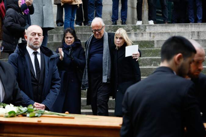 Obsèques de Jacques Collard en l'église Saint-Roch à Paris : Candice Patou