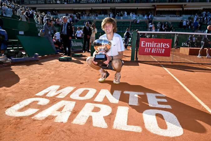 Le 16 avril 2023, Andrey Rublev remporte le tournoi Rolex Monte Carlo Masters 2023 à Roquebrune-Cap-Martin