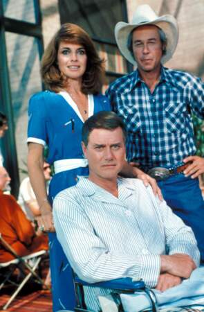 Steve Kanaly (à droite sur la photo) incarnait Ray Krebbs dans la série Dallas