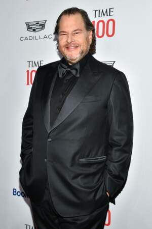 Le milliardaire et propriétaire du magazine Time, Marc Benioff lors du Gala qui s'est déroulé le 26 avril 2023.