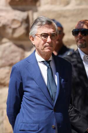 Philippe Douste-Blazy, ancien ministre de l'Europe et des Affaires étrangères de France, aperçu lors des obsèques de François Léotard 
