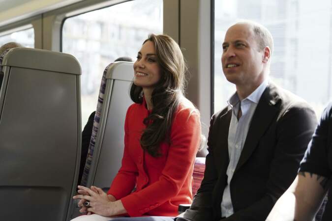 Le couple a pris le métro londonien, pour se rendre dans le quartier de Soho à Londres.