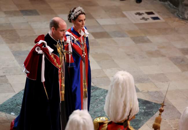 Couronnement de Charles III le 6 mai en l'abbaye de Westminster : Kate Middleton et le prince William 