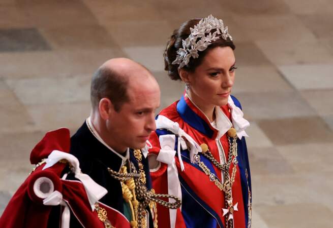Couronnement de Charles III le 6 mai en l'abbaye de Westminster : Kate Middleton et le prince William 