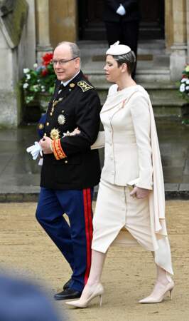Couronnement de Charles III à l'abbaye de Westminster le 6 mai 2023 : Albert et Charlène de Monaco