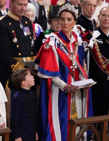 Couronnement de Charles III le 6 mai en l'abbaye de Westminster : Kate Middleton et son fils, le prince Louis