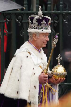 Le couronnement du roi Charles III et de la reine Camilla en l'abbaye de Westminster à Londres, le 6 mai 2023