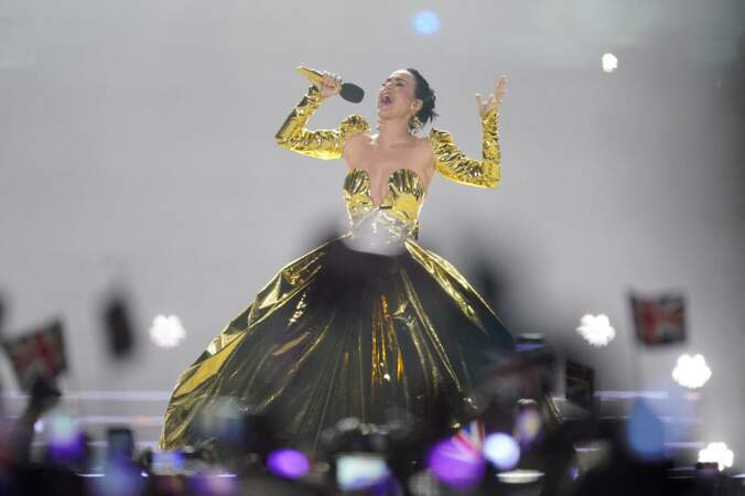 Katy Perry a interprété son tube Roar, de quoi susciter un véritable engouement au sein du public.
