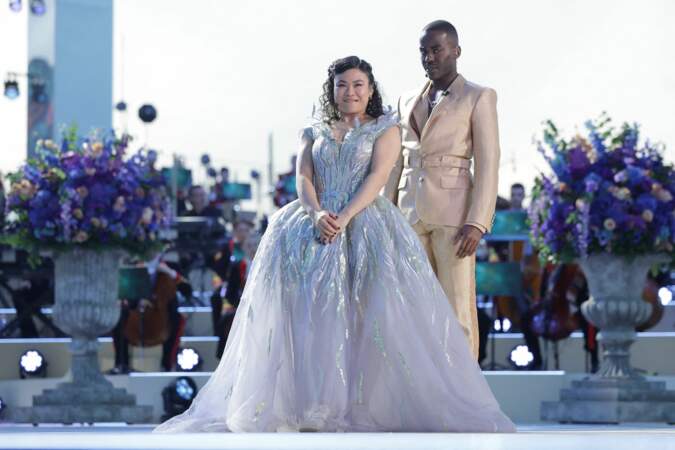 Mei Mac et Ncuti Gatwa au concert du couronnement donné au château de Windsor le 7 mai 2023.