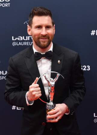 Après avoir reçu son prix, Lionel Messi a déclaré :" C'est un honneur, d'autant plus que les Laureus World Sports Awards se déroulent cette année à Paris, la ville qui m'a accueilli avec ma famille à notre arrivée en 2021".