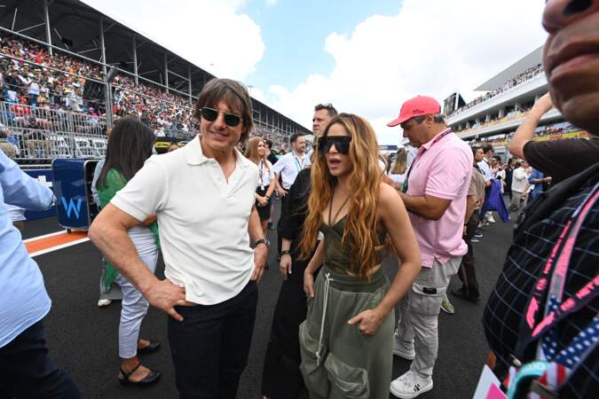 Le dimanche 7 mai 2023 a eu lieu le Grand Prix de Formule 1 de Miami.
De nombreuses célébrités ont assisté à l'événement, dont Tom Cruise et Shakira, aperçus ensemble.