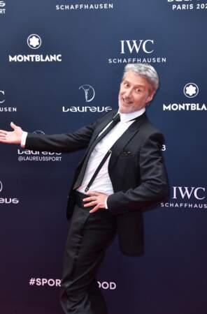 Antoine de Caunes aux Laureus World Sports Awards, organisés à Paris le 8 mai.