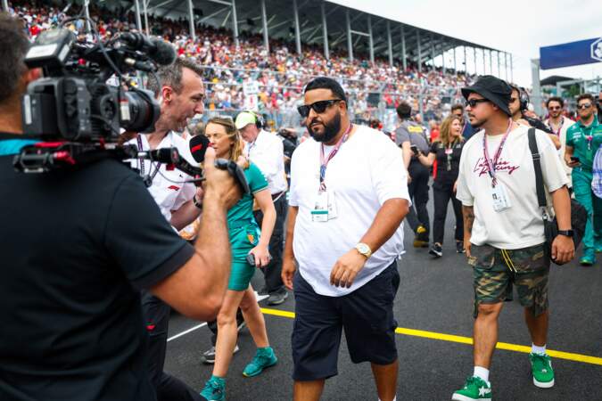 Le rappeur DJ Khaled au Grand Prix de Miami, le 7 mai 2023.