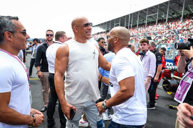 L'acteur Vin Diesel au Grand Prix de Miami, le 7 mai 2023.