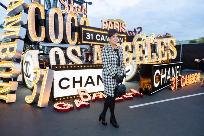 Kris Jenner au défilé Chanel Cruise 2023/2024 à Los Angeles, le 9 mai 2023.