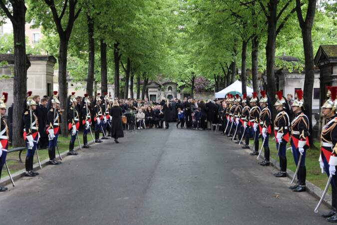 Obsèques de Georges Kiejman au cimetière du Montparnasse le 12 mai 2023 