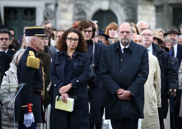 Obsèques de Georges Kiejman au cimetière du Montparnasse le 12 mai 2023 : Eric Dupond-Moretti