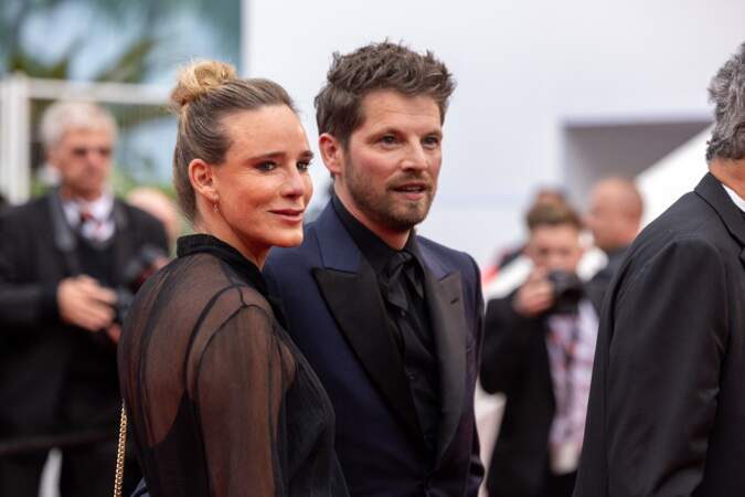 Festival de Cannes 2023 - Montée des marches du film The Zone Of Interest : Géraldine Danon et  Pierre Deladonchamps