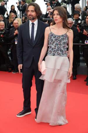 Festival de Cannes 2023 - Montée des marches du film Killers of the Flower Moon : Charlotte Casiraghi et Dimitri Rassam.