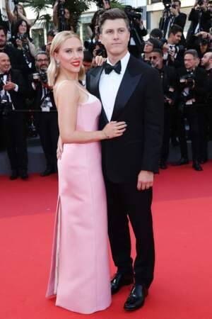 Festival de Cannes 2023 - Montée des marches du film Asteroid City : Scarlett Johansson et son mari Colin Jost