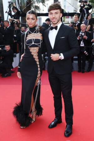 Festival de Cannes 2023 - Montée des marches du film La passion de Dodin Bouffant : Pierre Gasly et Francisca Cerqueira Gomes