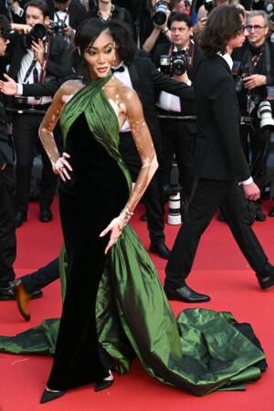 Festival de Cannes 2023 - Montée des marches du film La passion de Dodin Bouffant : Winnie Harlow