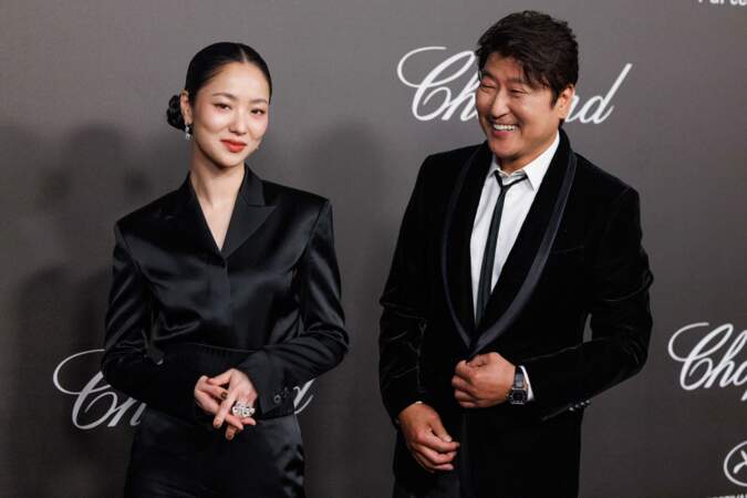 Festival de Cannes 2023 - Soirée Choppard : Jeon Yeo-Been et Song Kang-ho 