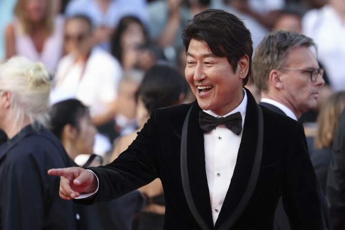 Festival de Cannes 2023 - La montée des marches du film Elémentaire pour la cérémonie de clôture du Festival : Song Kang-ho