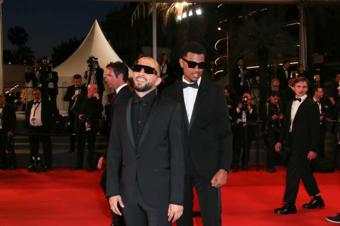 Festival de Cannes 2023 - Montée des marches du film l'Abbé Pierre : Sofiane Pamart et Pablo Caprio.