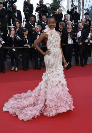 Festival de Cannes 2023 - La montée des marches du film Elémentaire pour la cérémonie de clôture du Festival : Thuso Mbedu