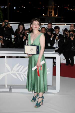 Festival de Cannes 2023 - La réalisatrice hongroise pose avec sa  palme lors du dernier Photocall du Festival de Cannes 2023. 