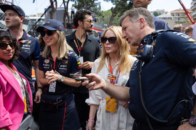 Orlando Bloom, Kylie Minogue, Christian Horner au 80ème Grand Prix de Monaco de Formule 1, le 28 mai 2023.