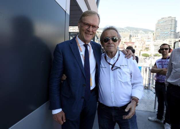 Ari Vatanen et Jacky Ickx au 80ème Grand Prix de Monaco de Formule 1, le 27 mai 2023.