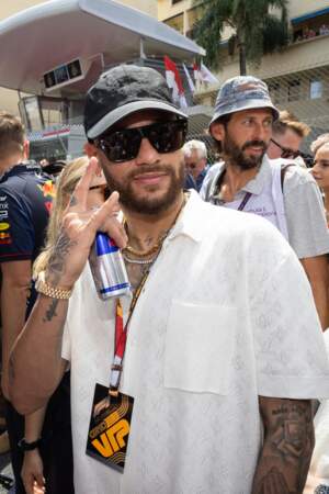 Neymar au 80ème Grand Prix de Monaco de Formule 1, le 28 mai 2023.