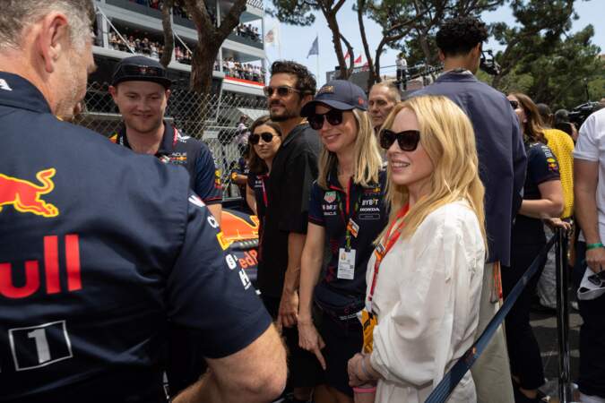 Orlando Bloom, Kylie Minogue au 80ème Grand Prix de Monaco de Formule 1, le 28 mai 2023.