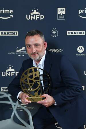 31ème cérémonie des Trophées UNFP : Franck Haise (entraineur RC Lens), remporte le trophée du meilleur entraîneur de Ligue 1.