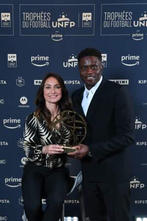 31ème cérémonie des Trophées UNFP : Gaetane Thiney,  Brice Samba.